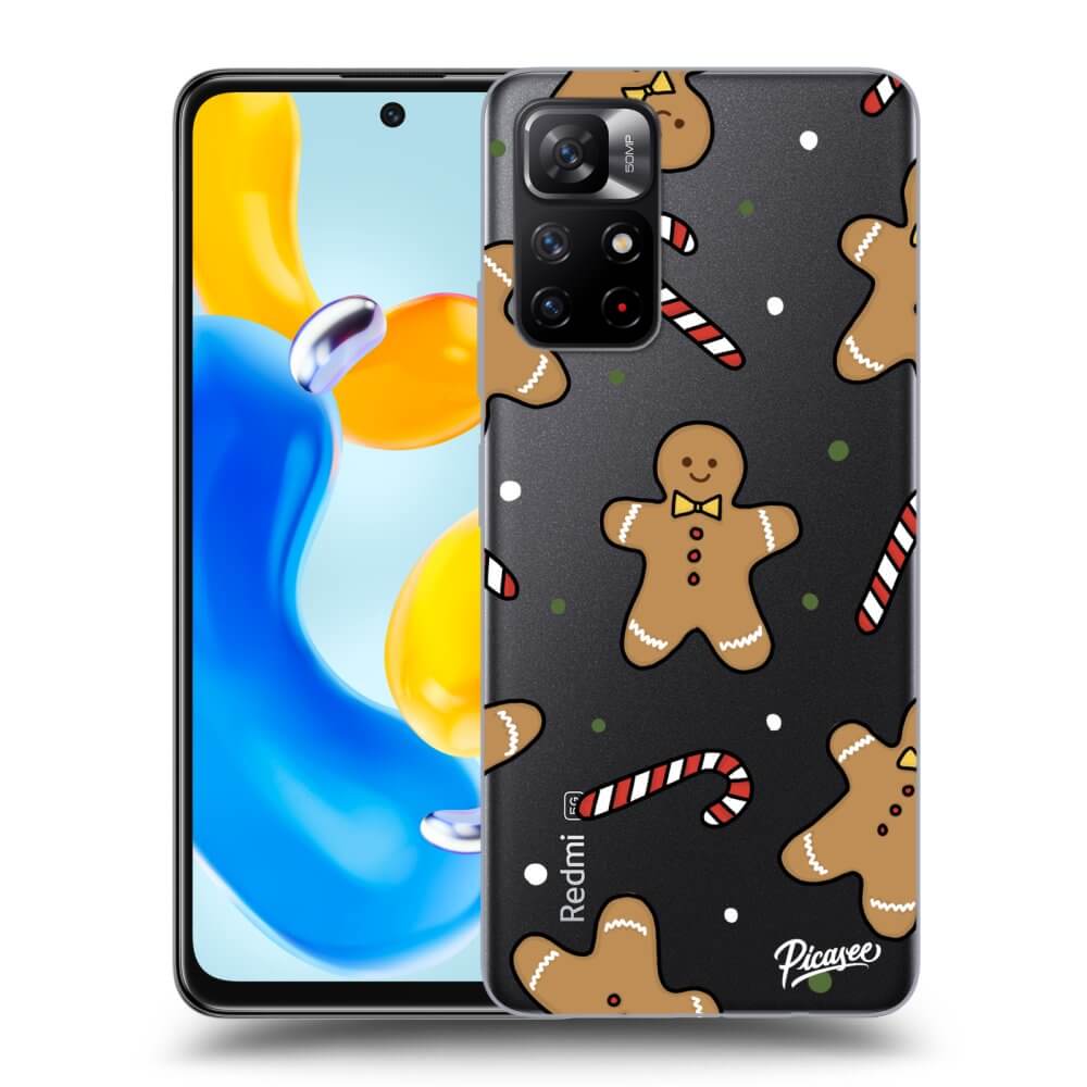 Picasee silikónový prehľadný obal pre Xiaomi Redmi Note 11S 5G - Gingerbread