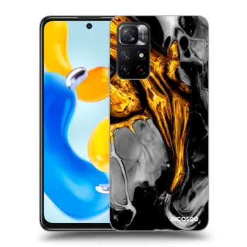Obal pre Xiaomi Redmi Note 11S 5G - Black Gold
