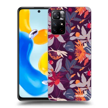 Obal pre Xiaomi Redmi Note 11S 5G - Purple Leaf