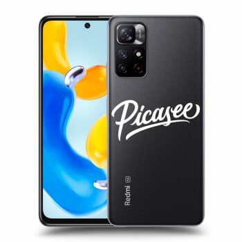 Picasee silikónový prehľadný obal pre Xiaomi Redmi Note 11S 5G - Picasee - old logo - white