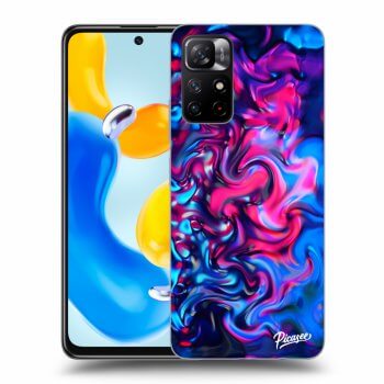 Picasee silikónový čierny obal pre Xiaomi Redmi Note 11S 5G - Redlight