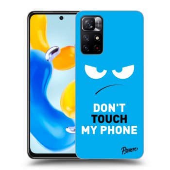 Obal pre Xiaomi Redmi Note 11S 5G - Angry Eyes - Blue