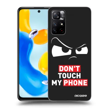 Picasee silikónový čierny obal pre Xiaomi Redmi Note 11S 5G - Cloudy Eye - Transparent