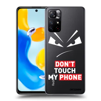 Picasee silikónový prehľadný obal pre Xiaomi Redmi Note 11S 5G - Evil Eye - Transparent