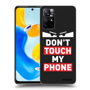Picasee silikónový čierny obal pre Xiaomi Redmi Note 11S 5G - Shadow Eye - Transparent