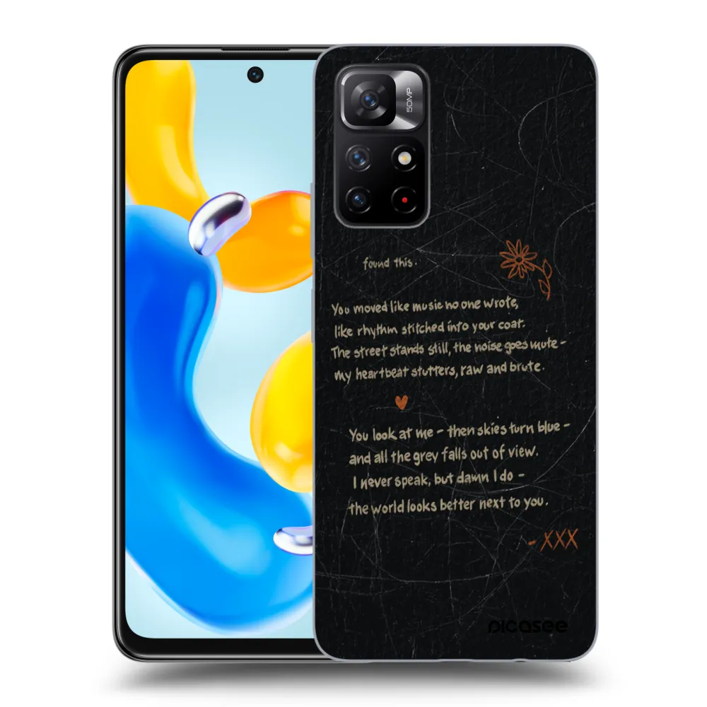 Picasee ULTIMATE CASE pro Xiaomi Redmi Note 11S 5G - POET