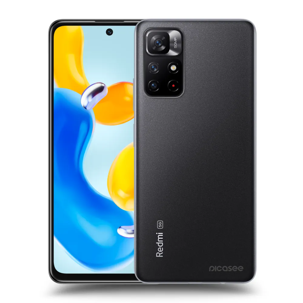 Picasee silikónový prehľadný obal pre Xiaomi Redmi Note 11S 5G - Clear