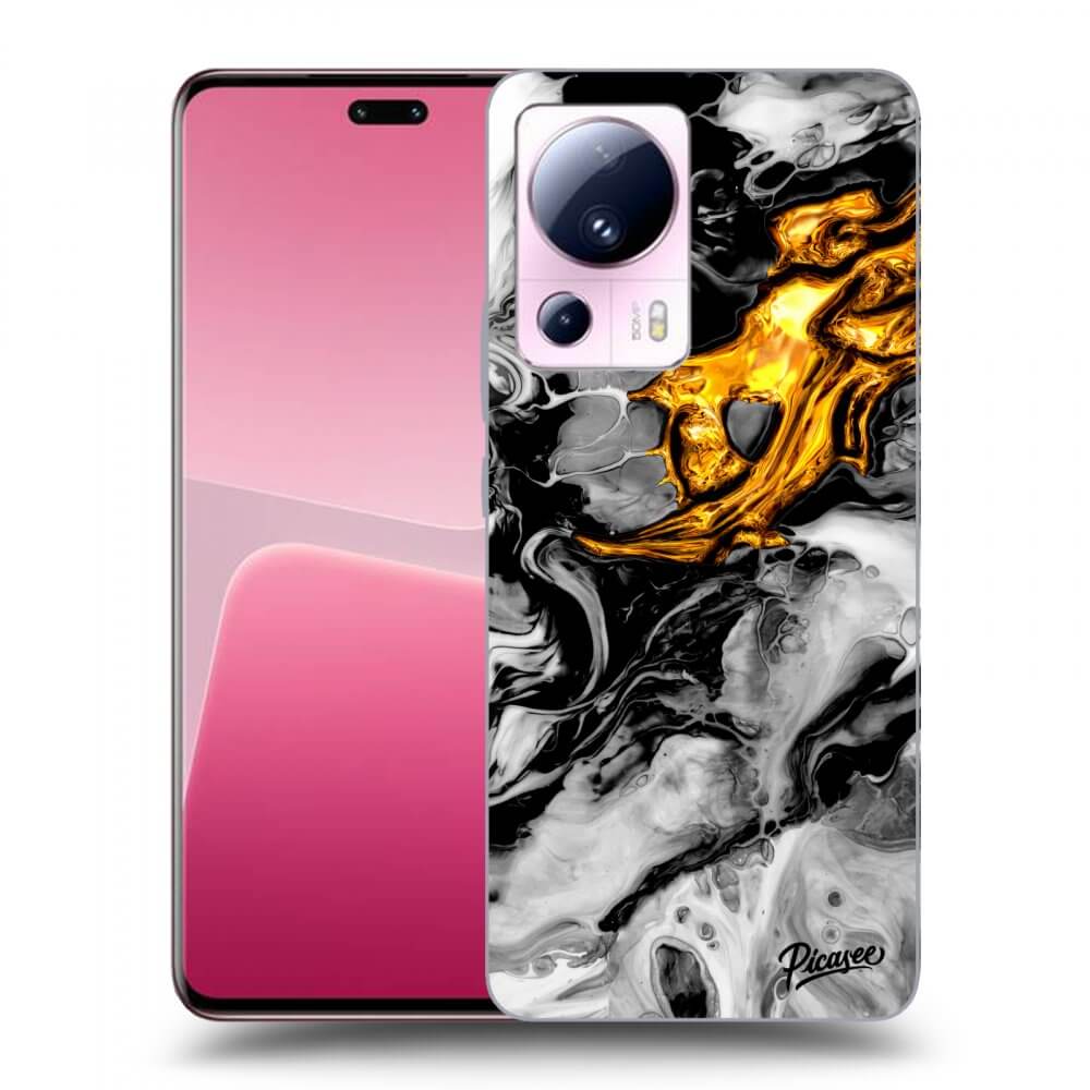 Picasee ULTIMATE CASE pro Xiaomi 13 Lite - Black Gold 2