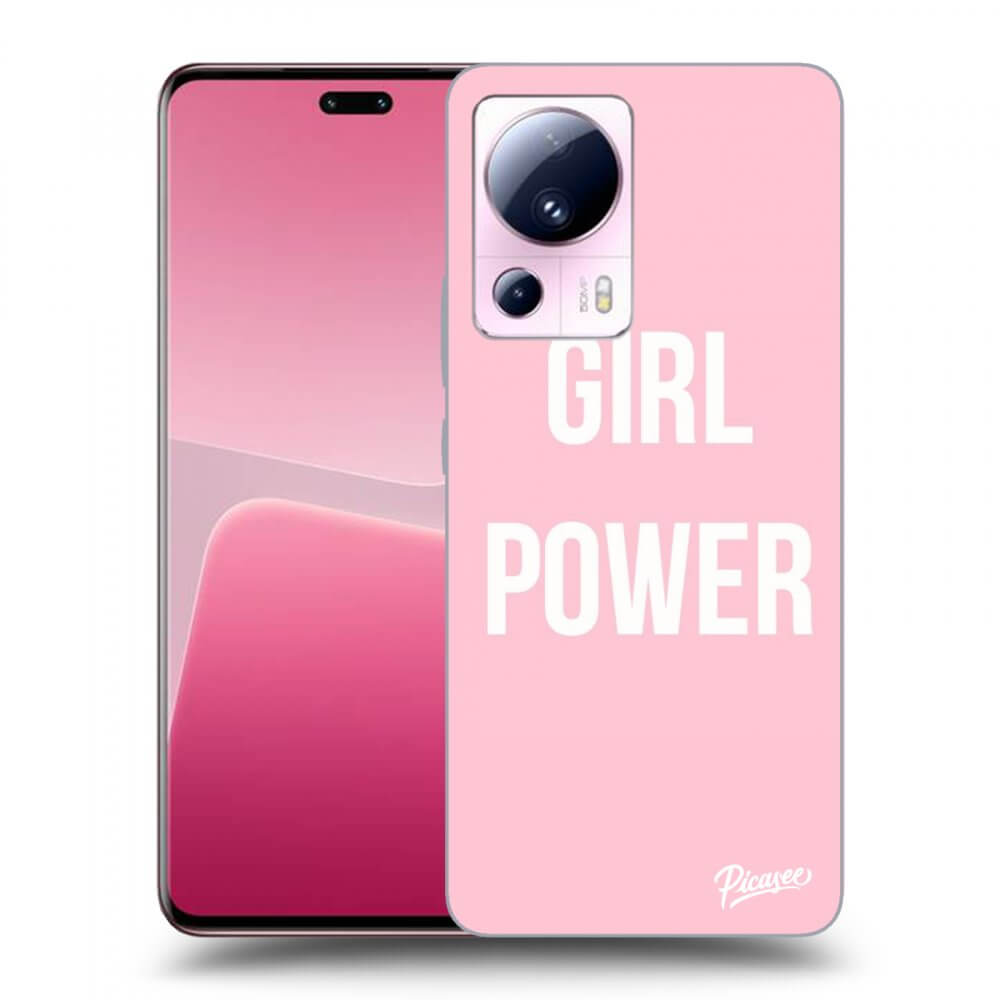 Picasee silikónový čierny obal pre Xiaomi 13 Lite - Girl power