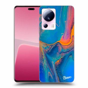 Picasee silikónový prehľadný obal pre Xiaomi 13 Lite - Rainbow