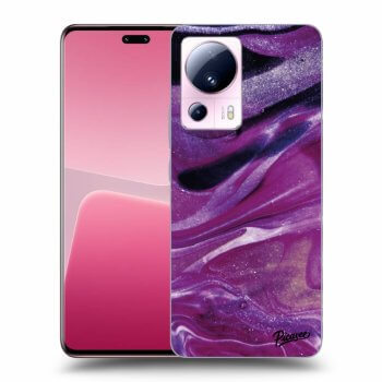 Obal pre Xiaomi 13 Lite - Purple glitter