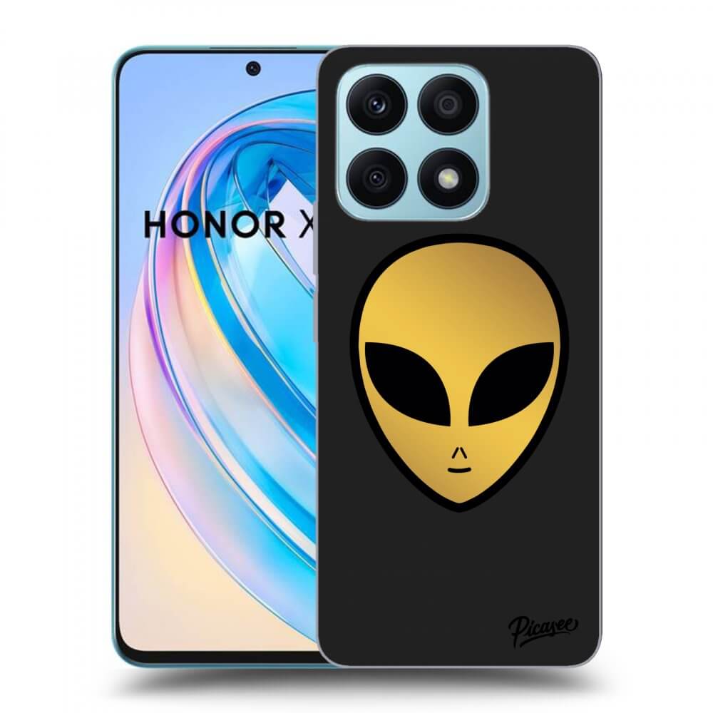 Silikónový čierny Obal Pre Honor X8a - Earth - Alien