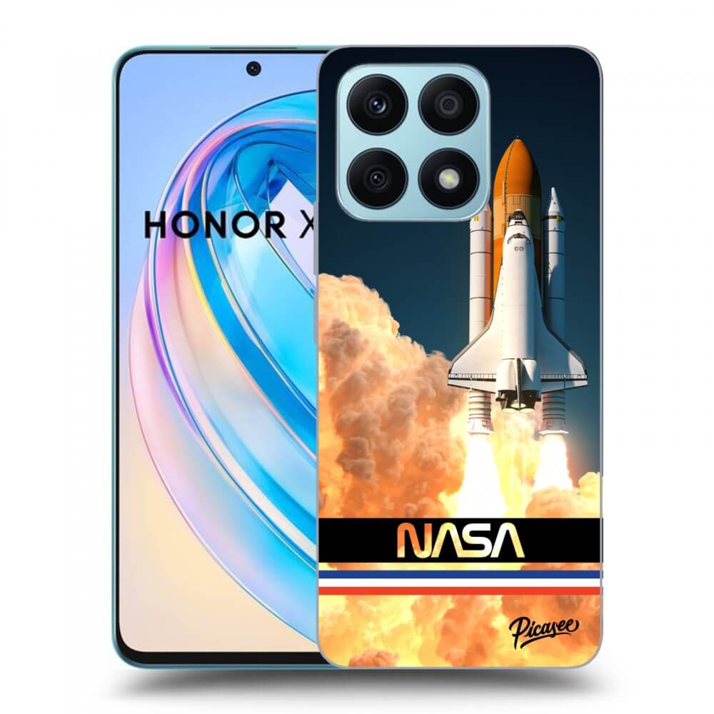 Picasee silikónový čierny obal pre Honor X8a - Space Shuttle