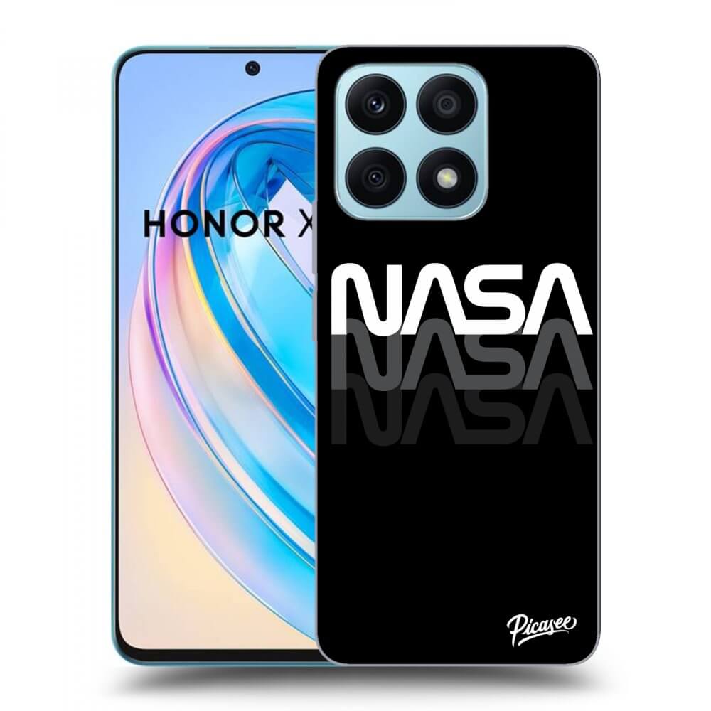 Picasee silikónový čierny obal pre Honor X8a - NASA Triple