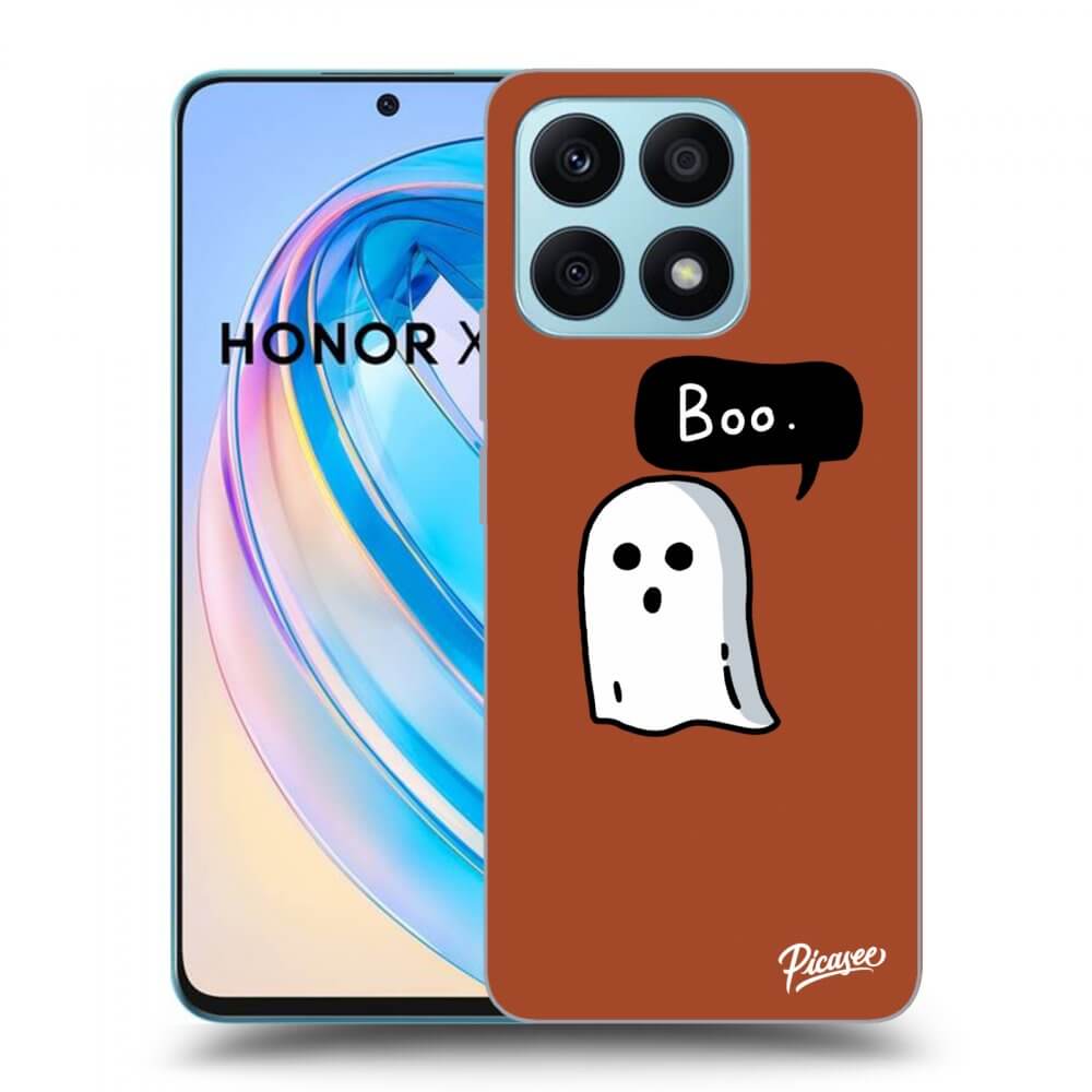 Picasee silikónový čierny obal pre Honor X8a - Boo