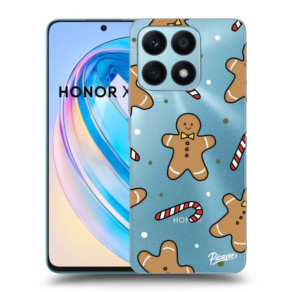 Picasee silikónový prehľadný obal pre Honor X8a - Gingerbread