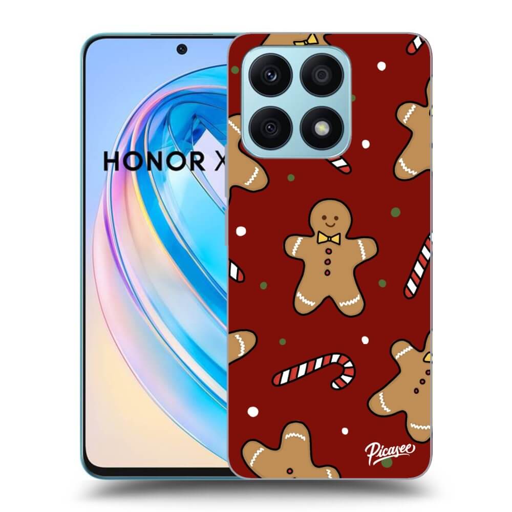 Picasee silikónový prehľadný obal pre Honor X8a - Gingerbread 2