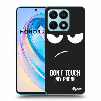 Picasee silikónový čierny obal pre Honor X8a - Don't Touch My Phone