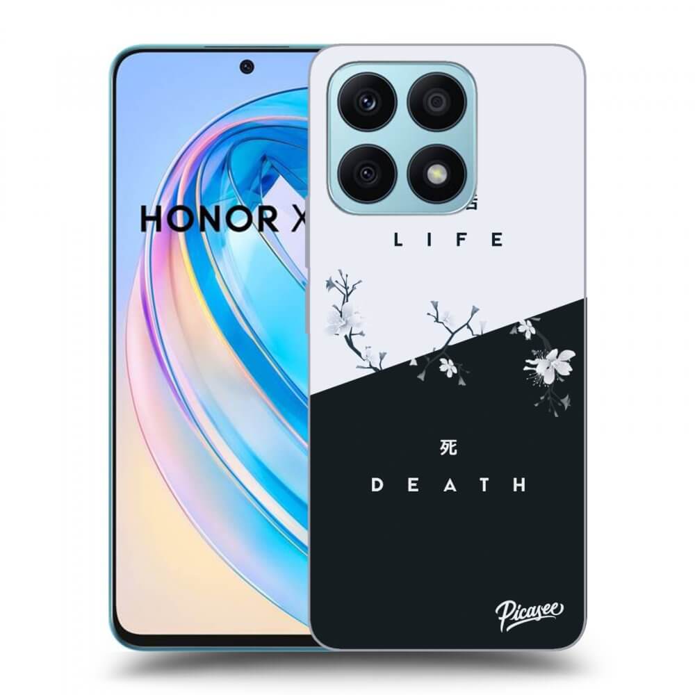 Picasee silikónový čierny obal pre Honor X8a - Life - Death