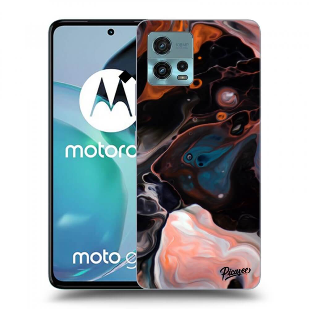 Picasee silikónový prehľadný obal pre Motorola Moto G72 - Cream