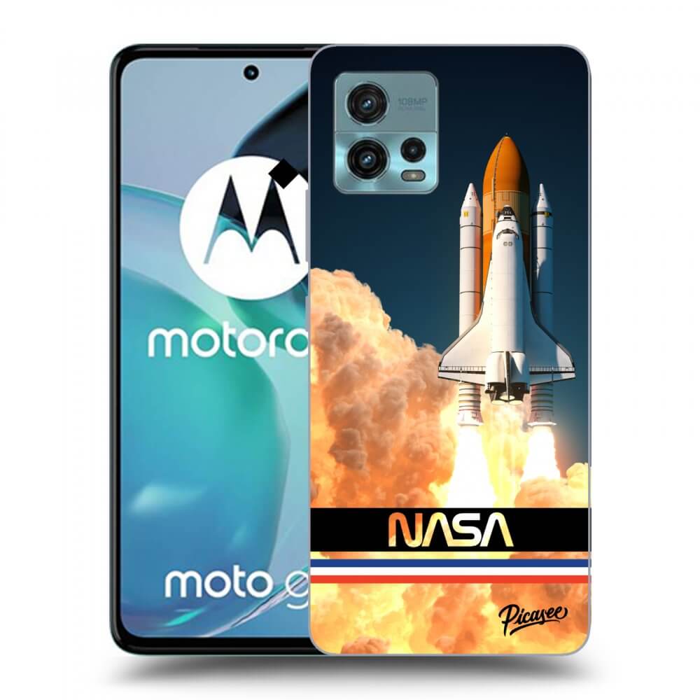 Picasee silikónový prehľadný obal pre Motorola Moto G72 - Space Shuttle