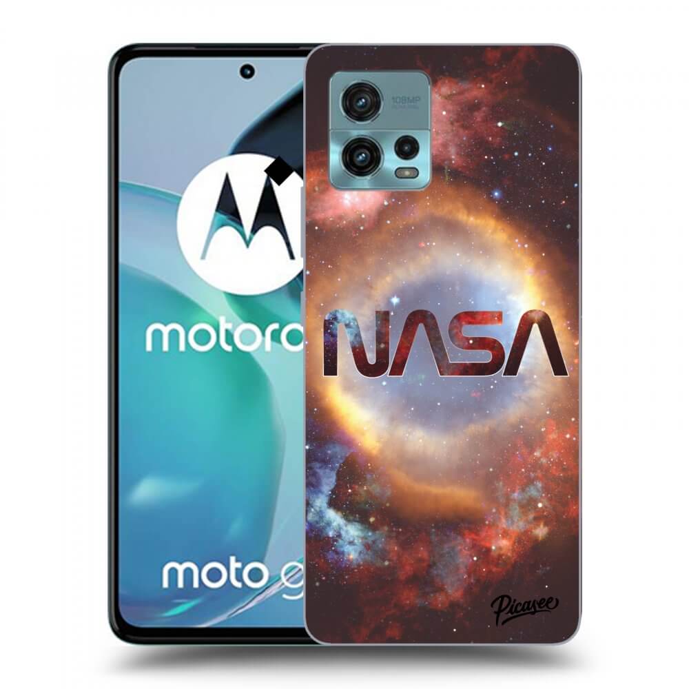 Picasee silikónový čierny obal pre Motorola Moto G72 - Nebula