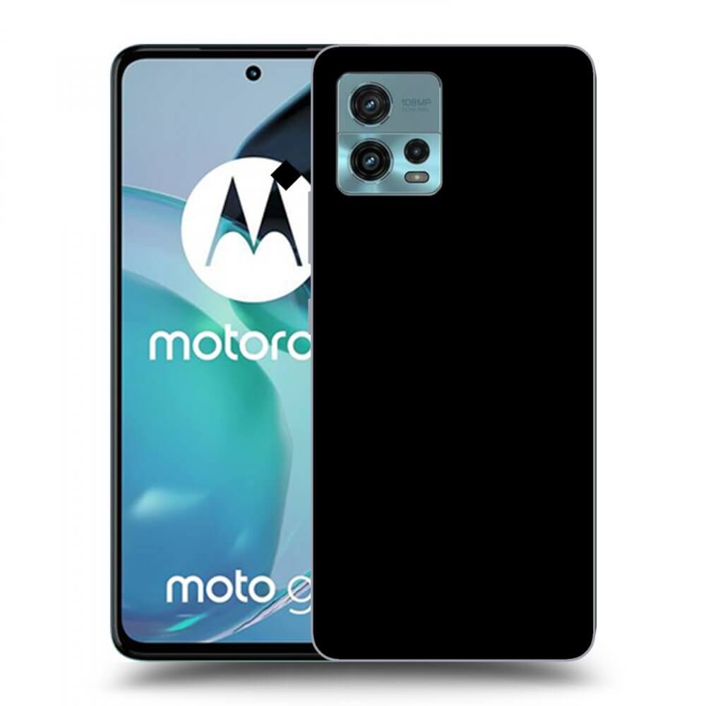 Picasee silikónový čierny obal pre Motorola Moto G72 - Separ - Black On Black 1