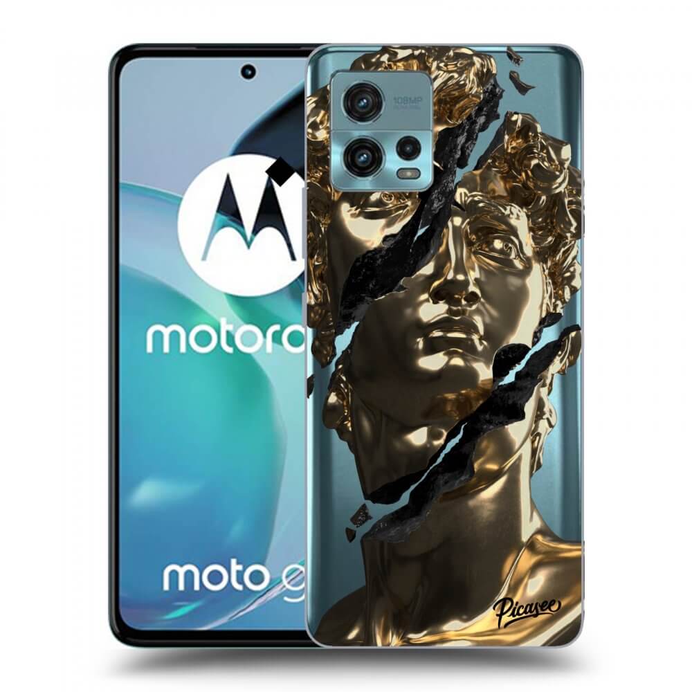 Picasee silikónový prehľadný obal pre Motorola Moto G72 - Golder