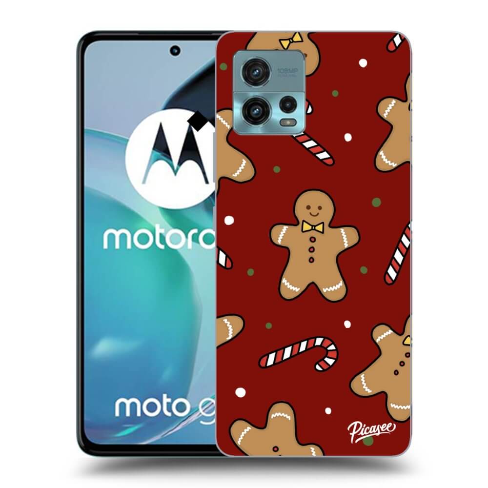 Picasee silikónový prehľadný obal pre Motorola Moto G72 - Gingerbread 2