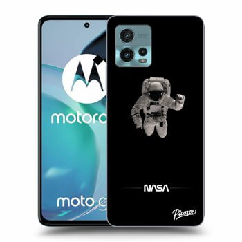 Picasee silikónový prehľadný obal pre Motorola Moto G72 - Astronaut Minimal