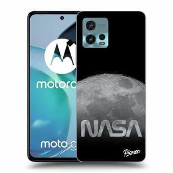 Picasee silikónový čierny obal pre Motorola Moto G72 - Moon Cut