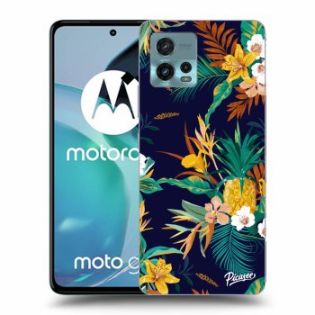 Picasee silikónový čierny obal pre Motorola Moto G72 - Pineapple Color