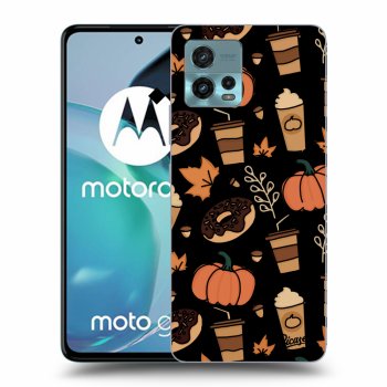Picasee silikónový čierny obal pre Motorola Moto G72 - Fallovers