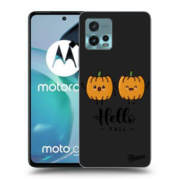 Picasee silikónový čierny obal pre Motorola Moto G72 - Hallo Fall