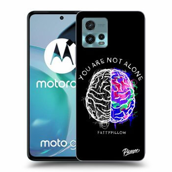 Obal pre Motorola Moto G72 - Brain - White