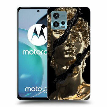 Picasee silikónový čierny obal pre Motorola Moto G72 - Golder