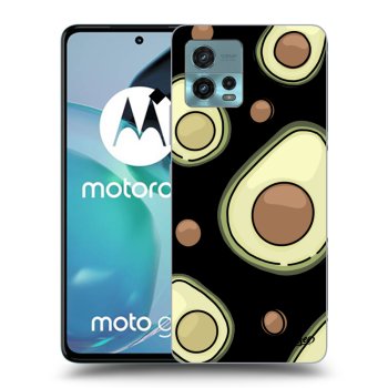Picasee silikónový čierny obal pre Motorola Moto G72 - Avocado