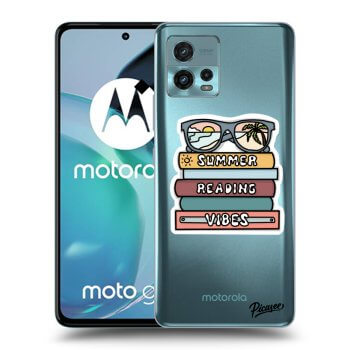 Picasee silikónový čierny obal pre Motorola Moto G72 - Summer reading vibes