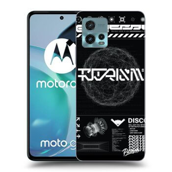 Picasee silikónový prehľadný obal pre Motorola Moto G72 - BLACK DISCO