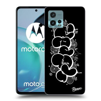 Picasee silikónový čierny obal pre Motorola Moto G72 - Throw UP