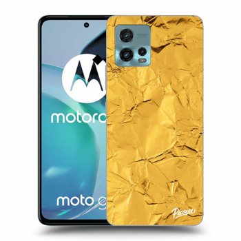 Picasee silikónový čierny obal pre Motorola Moto G72 - Gold