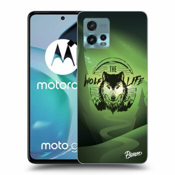 Picasee silikónový čierny obal pre Motorola Moto G72 - Wolf life