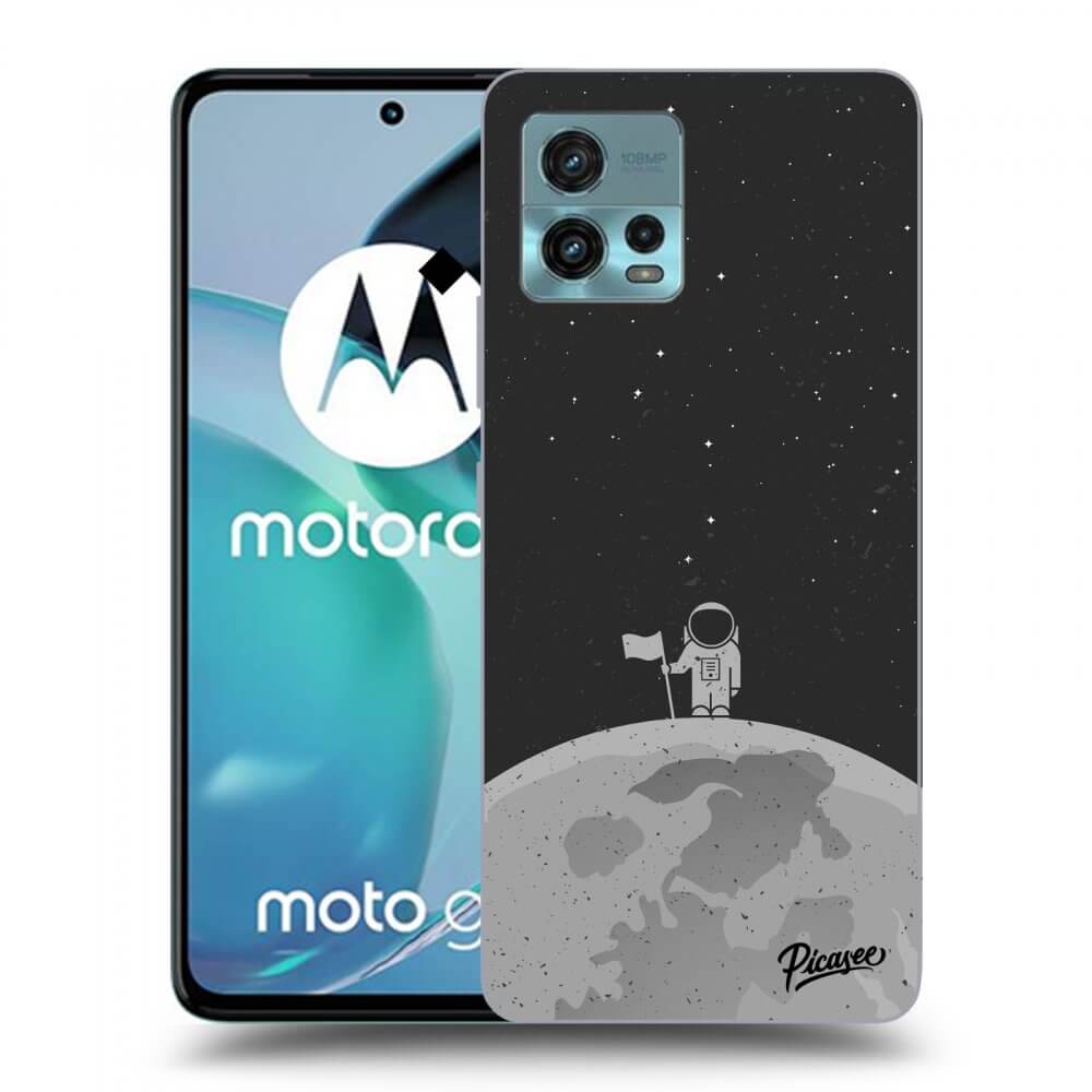 Picasee silikónový prehľadný obal pre Motorola Moto G72 - Astronaut