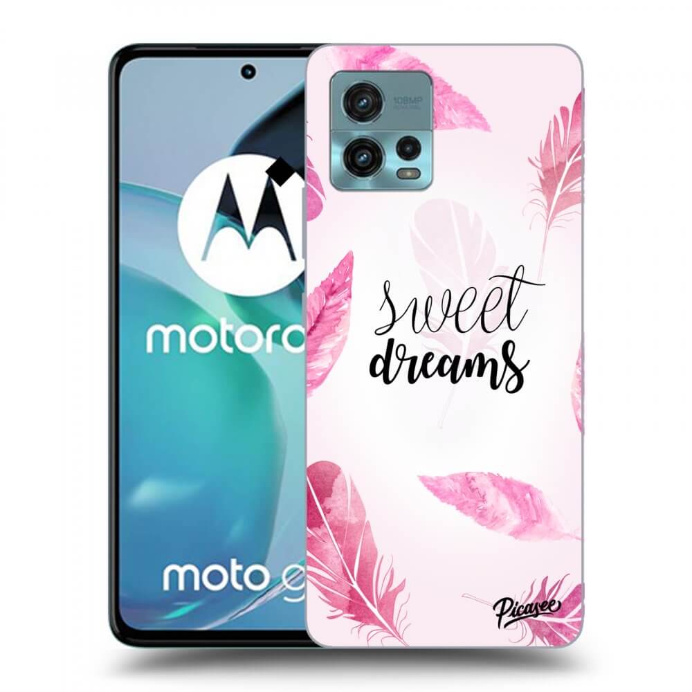 Picasee silikónový čierny obal pre Motorola Moto G72 - Sweet dreams