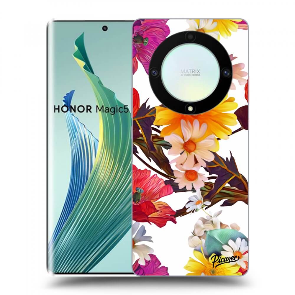 Picasee silikónový čierny obal pre Honor Magic5 Lite 5G - Meadow