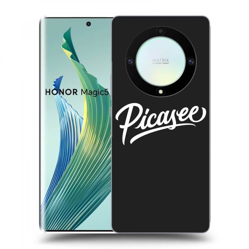 Picasee silikónový čierny obal pre Honor Magic5 Lite 5G - Picasee - White