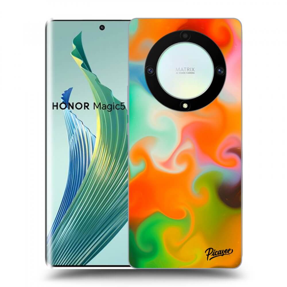 Picasee silikónový prehľadný obal pre Honor Magic5 Lite 5G - Juice