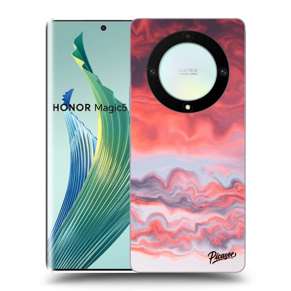 Picasee silikónový prehľadný obal pre Honor Magic5 Lite 5G - Sunset