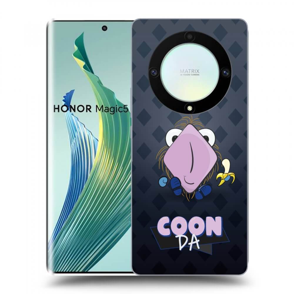 Picasee silikónový čierny obal pre Honor Magic5 Lite 5G - COONDA chlupatka - tmavá