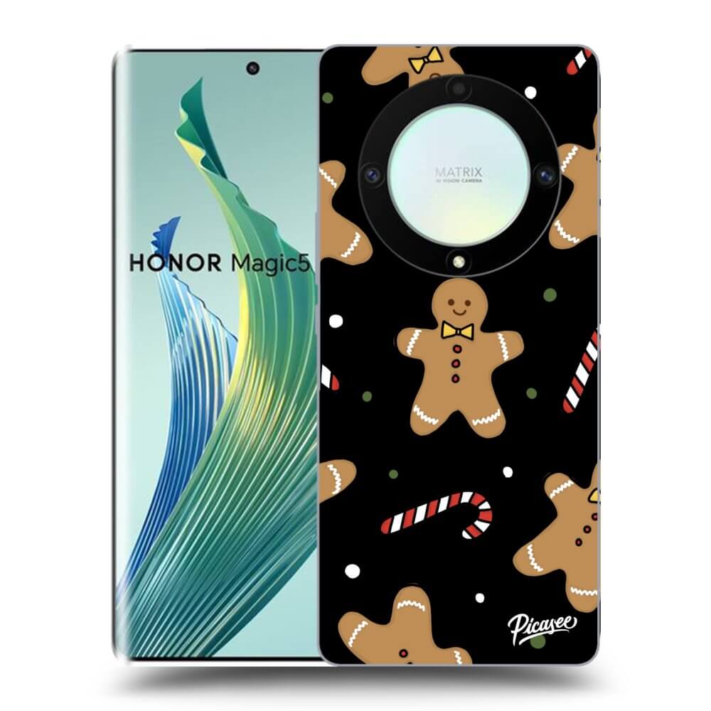 Picasee silikónový čierny obal pre Honor Magic5 Lite 5G - Gingerbread